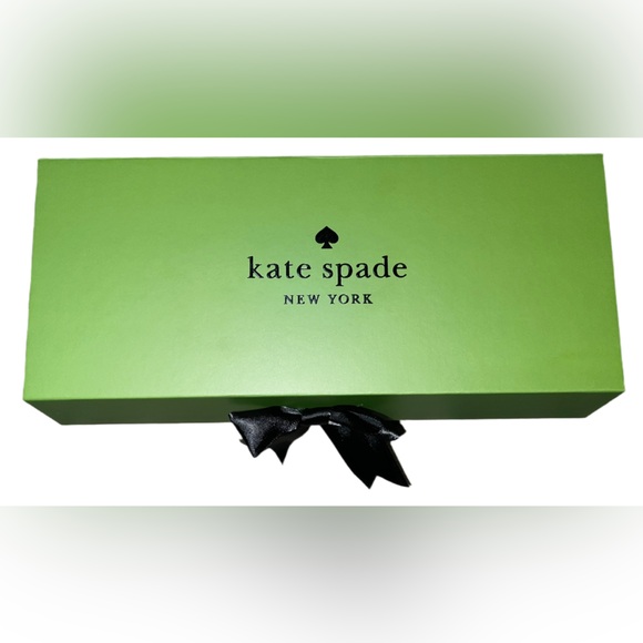 Kate Spade 3pk Sock Box w/ Black Bow - Picture 1 of 3